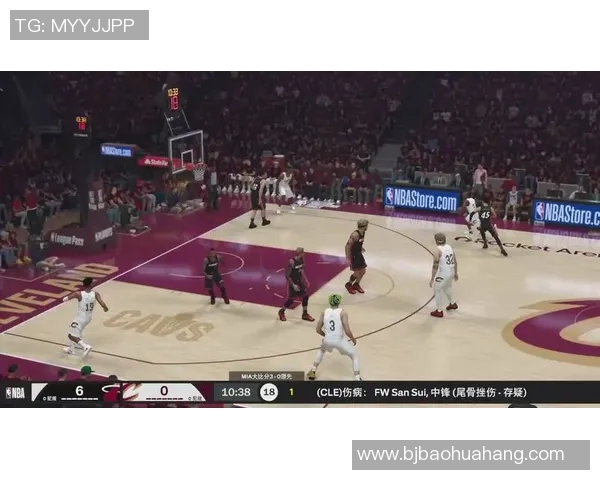 热火与骑士激战正酣球迷闹场引发赛场混乱局面